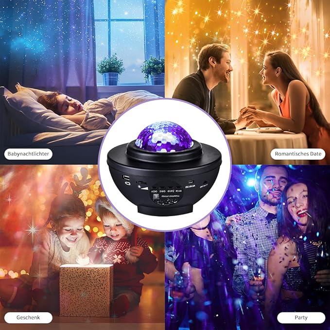 Galaxy Projector with Bluetooth Music Speaker