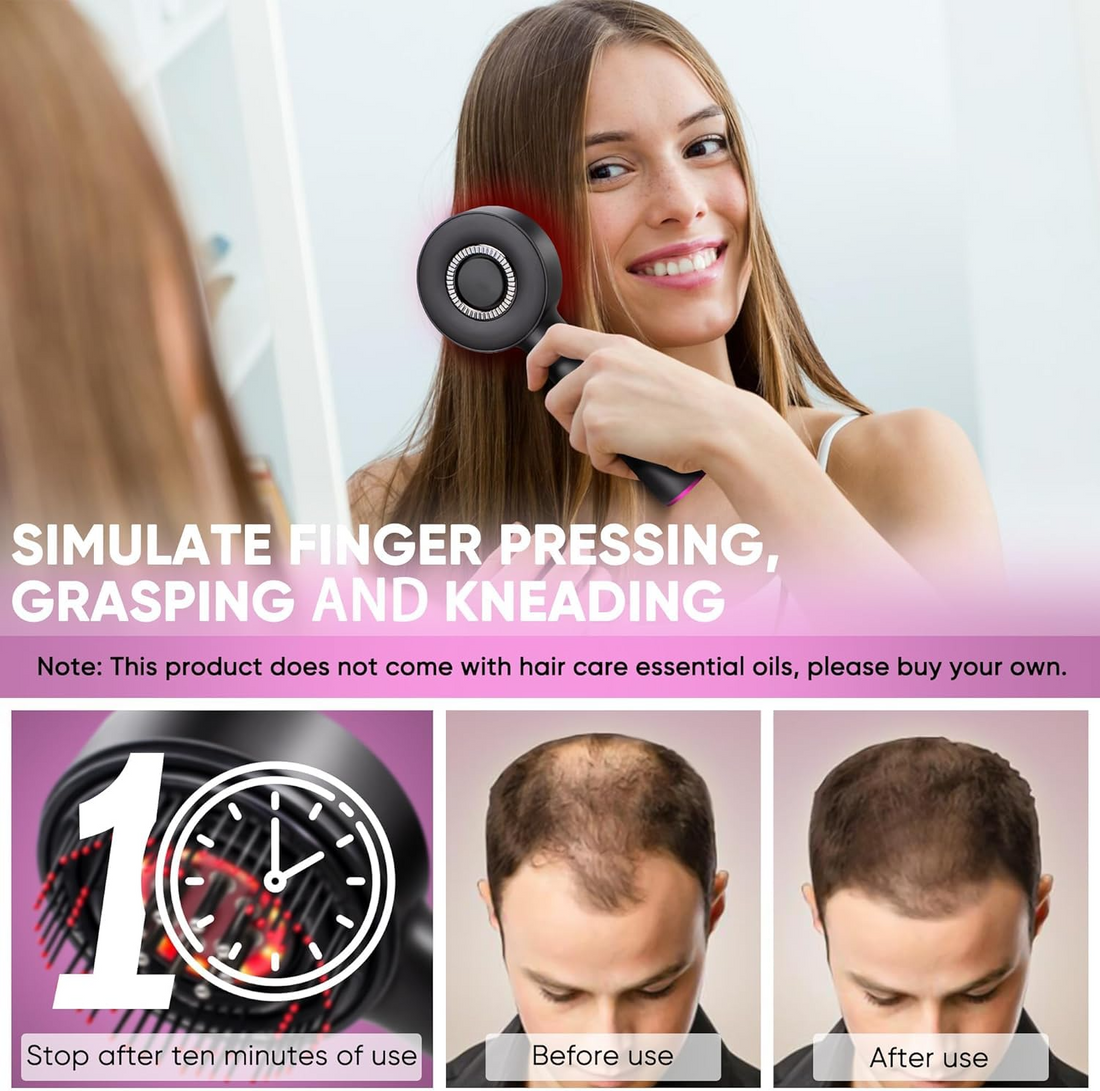 Electric Scalp Massager Brush for Hair Growth